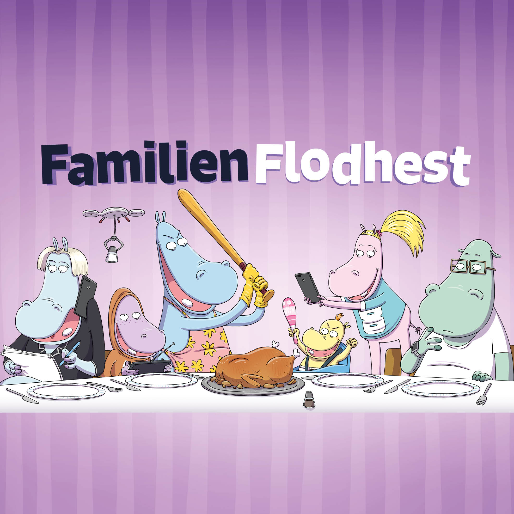 Familien Flodhest / in development